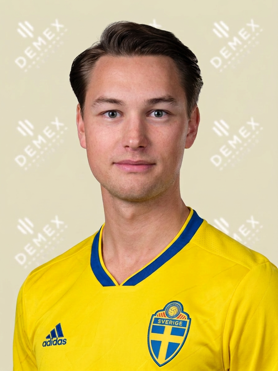 Fridolph Fors i Sverigetröja