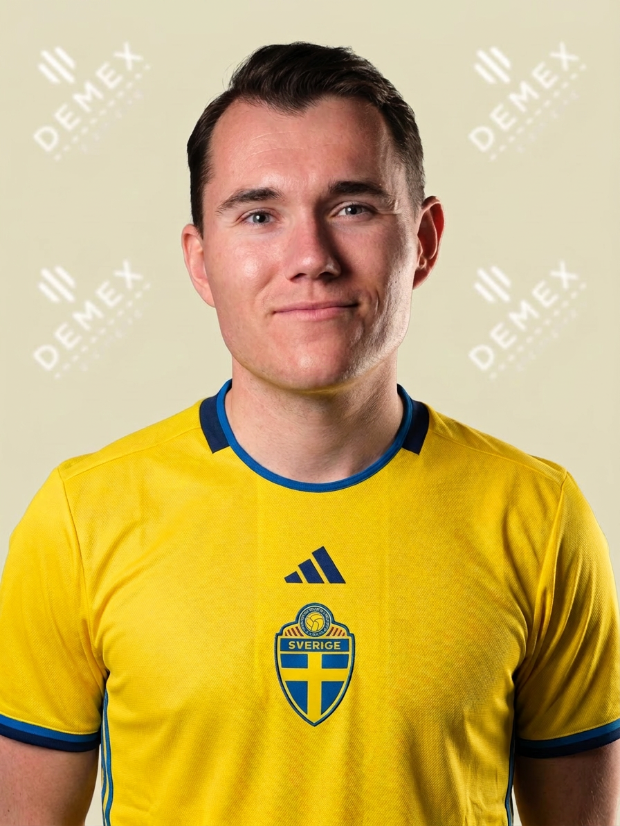 Rasmus Kivinen Lövstål i Sverigetröja